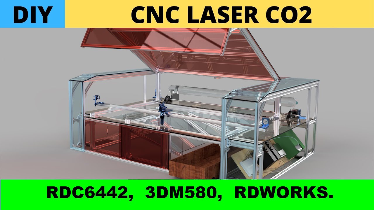09º | CNC LASER CO2 DIY | LIGAÇÕES PASSO A PASSO DA CONTROLADORA RUIDA RDC6442 DOS DRIVERS 3DM580.