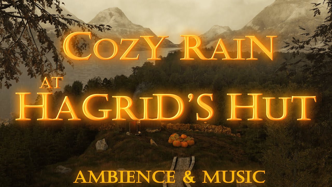 Harry Potter | Rainy Day at Hagrid's Hut | Ambience & Relaxing Music