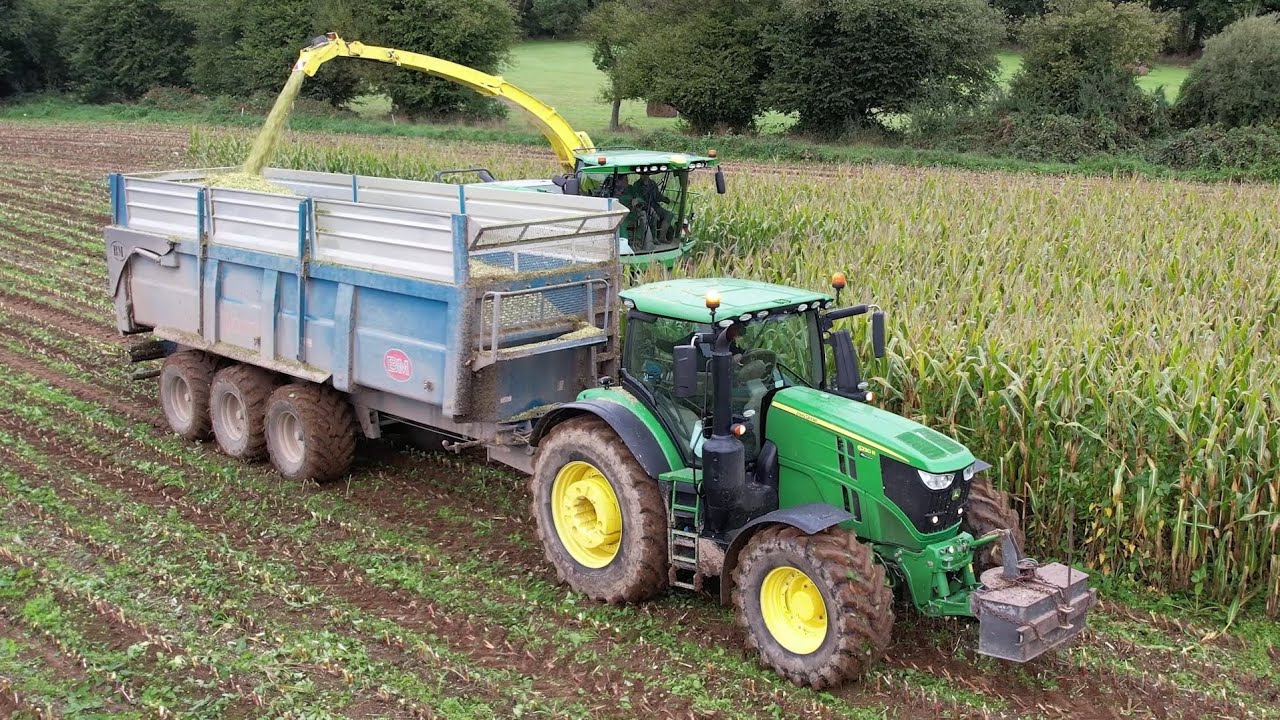 😍Sur la fin des ensilages🌽2022 avec L'Eta Le Paven /8500i Flambant neuve & Maupu 3 essieux X3 💨