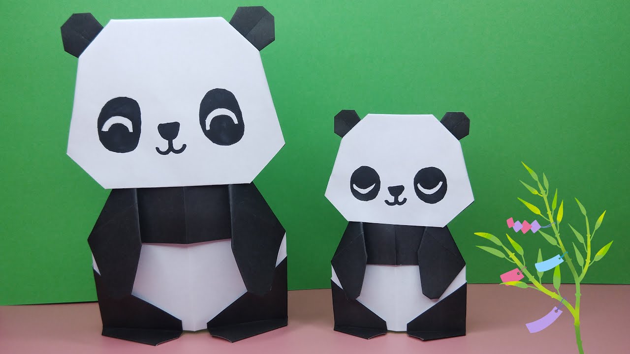 摺紙熊貓| Origami Panda