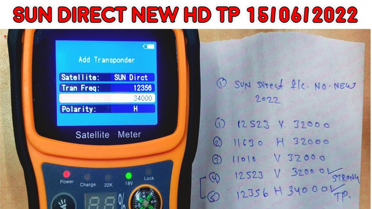 Sun direct New Strong HD +NormAl TP-15/06/2022!              सन् डीटीएच HD स्ट्रॉंग टीपी लेटेस्ट!