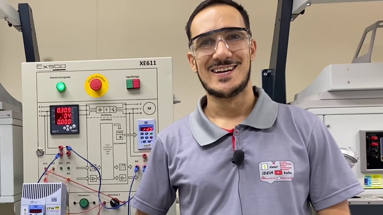 INVERSOR DE FREQUÊNCIA CFW-08 WEG - Exemplo 3 - Entrada Analógica