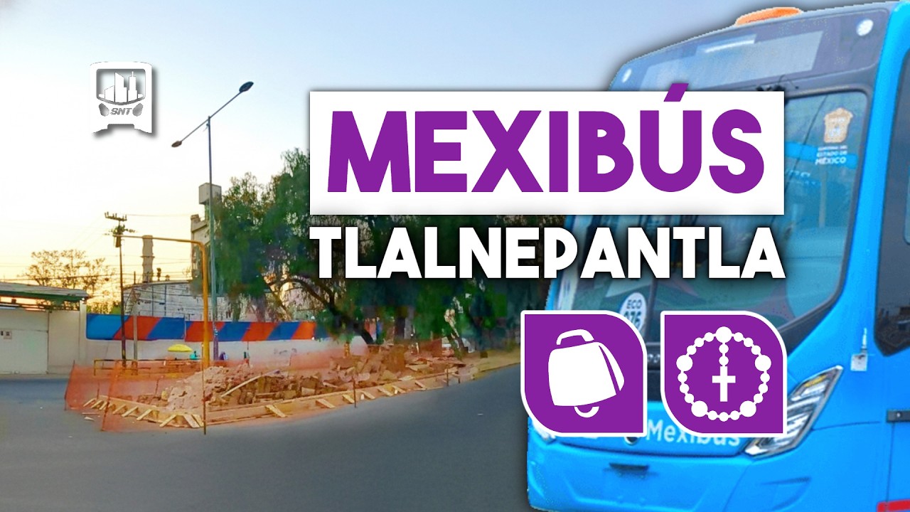 ¡La NUEVA Línea 5 del MEXIBÚS en Tlalnepantla iniciará su construcción! | Este es su recorrido.