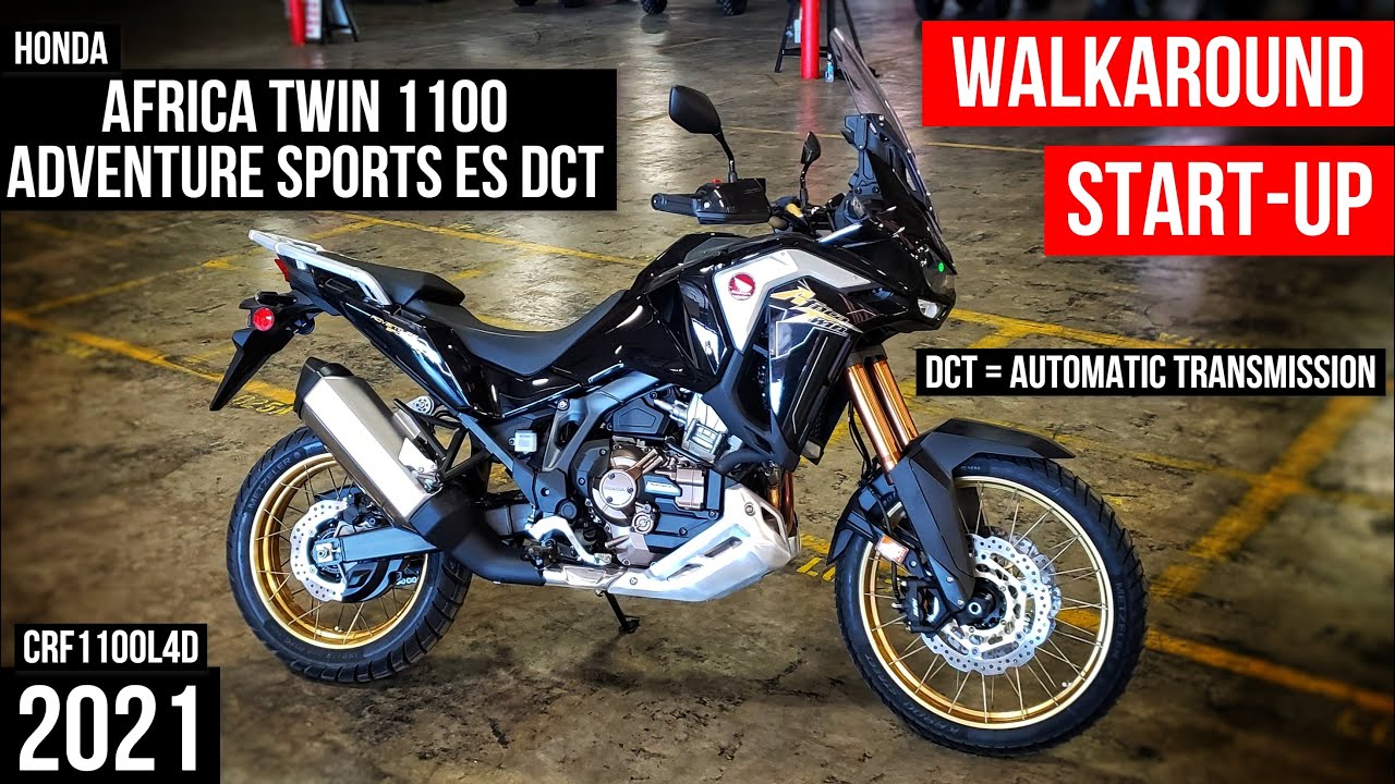 2021 Honda Africa Twin 1100 Adventure Sports ES DCT Walk-Around / Exhaust Sound | CRF1100L4D Auto