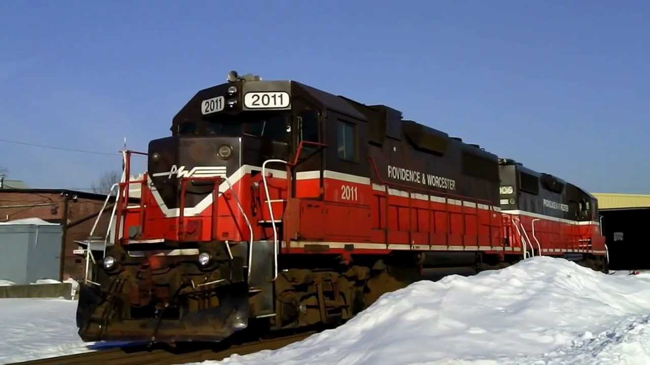 [HD] Providence & Worcester at Valley Falls, RI: Part 1 of 5