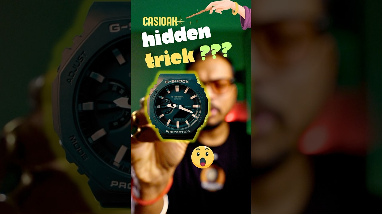 Hidden Trick in CasiOak GA2100 ⌚ | Casio Watch Secret You Didn&rsquo;t Know!