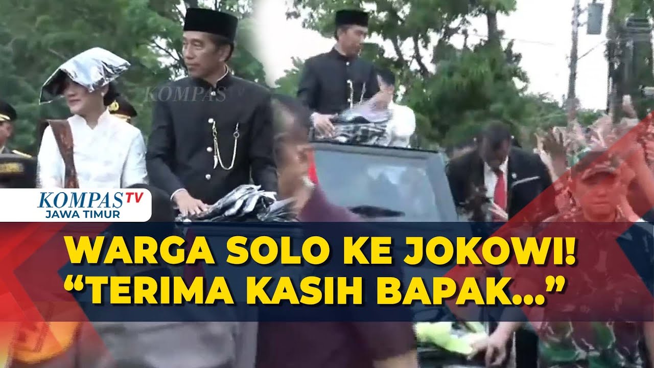 Nyanyian Terima Kasih dari Warga Solo untuk Jokowi