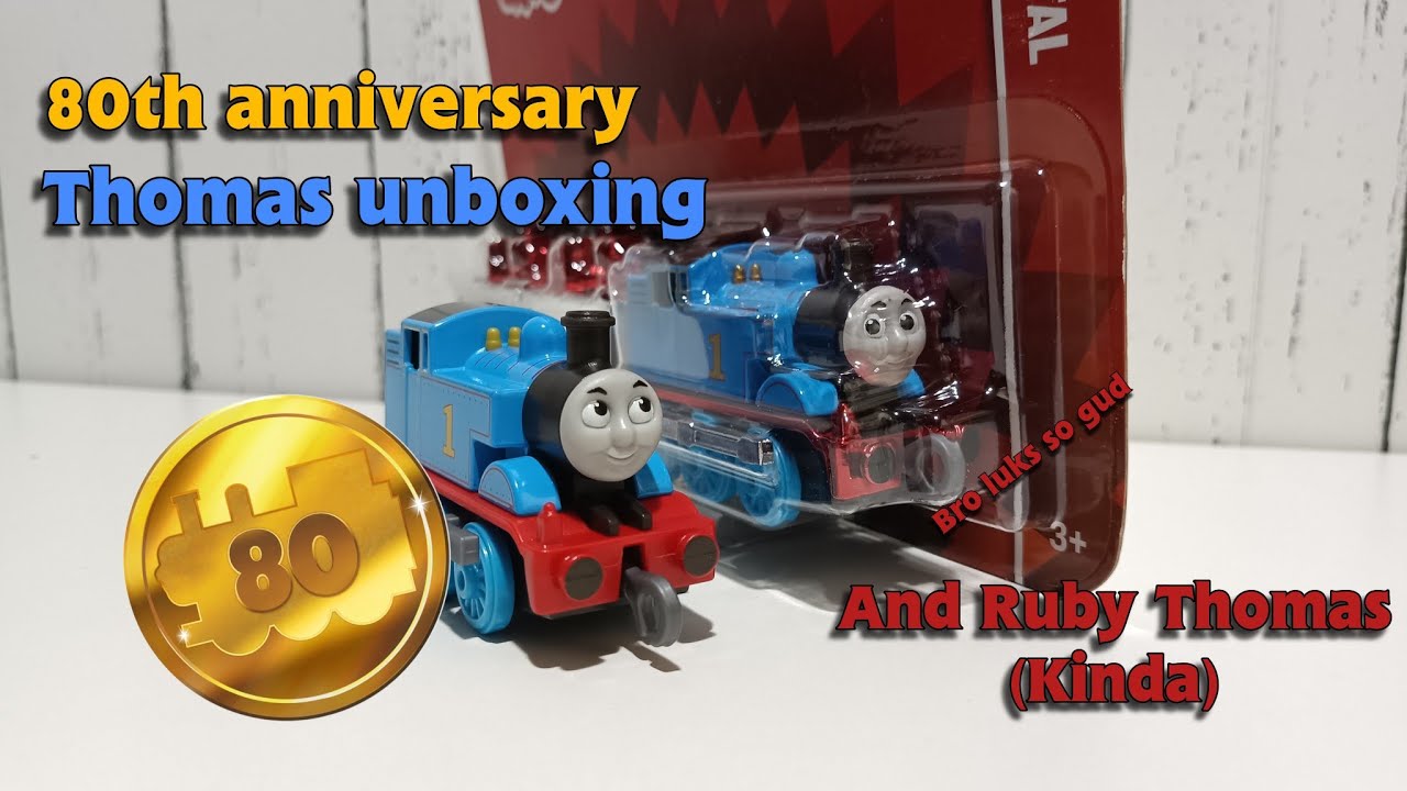 Unboxing 80th anniversary Thomas + Ruby Thomas showcase || SudrianZoz ||