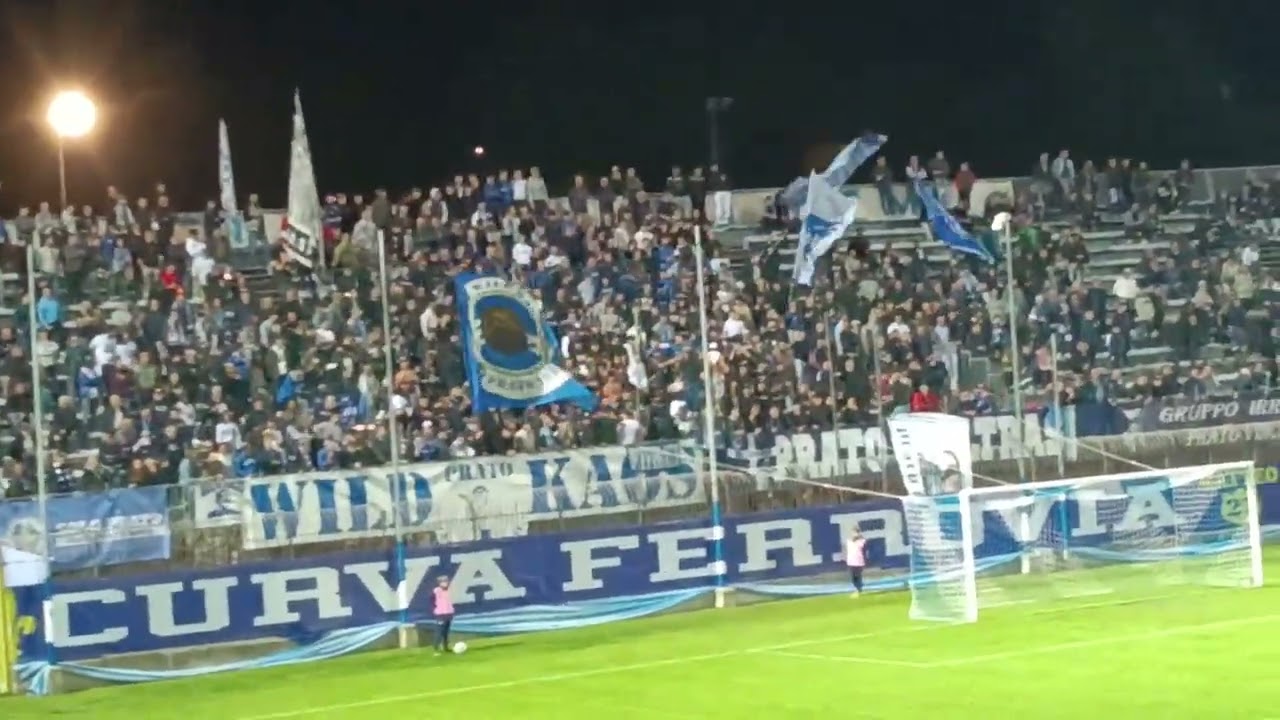 Prato-Aquila Montevarchi 2-1 La Curva Ferrovia Matteo Ventisette 8 ottobre 2025 AC Prato 1908