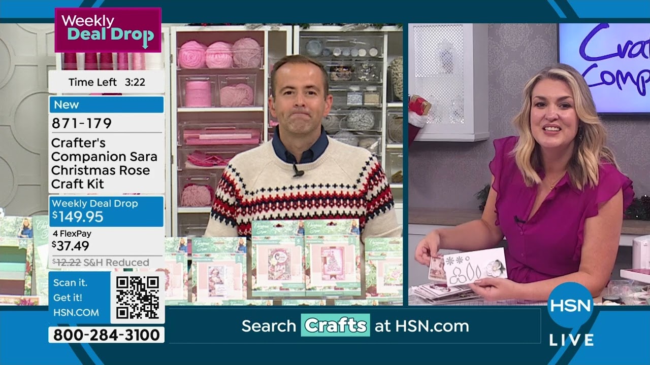 Crafter's Companion Sara Signature Christmas Rose Craft ...