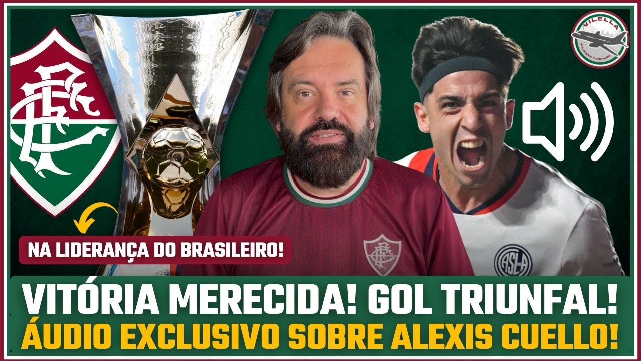 VITÓRIA COM GOL TRIUNFAL, ÁUDIO SOBRE ALEXIS CUELLO