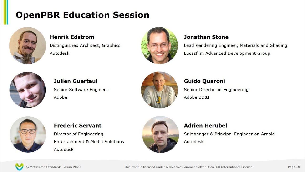 OpenPBR Education Session