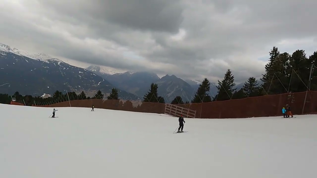 Bormio ski Cimino к лифту Fontanalonga