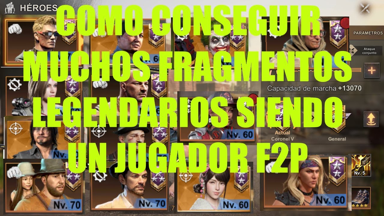 State of Survival: COMO TENER A TUS HÉROES LEGENDARIOS EN UN NIVEL ALTO SIN GASTAR DINERO !!