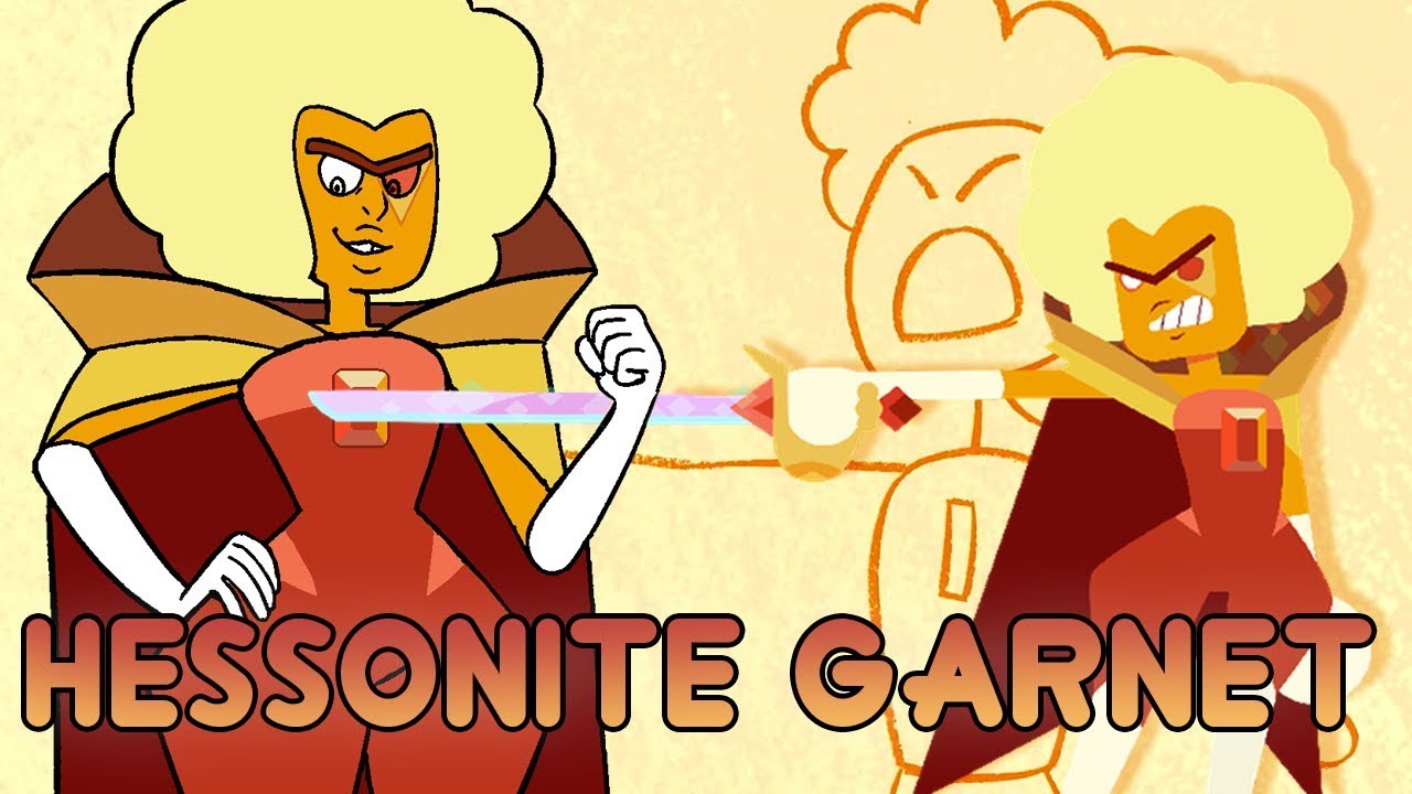 New Gem Hessonite Garnet Breakdown! Red Eye Homeworld Commander - Steven Universe Save The Light