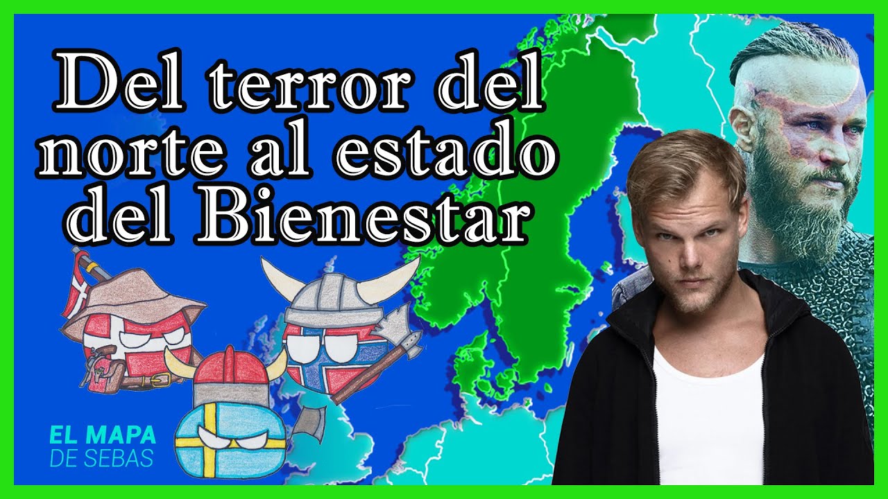 ⚔️¿Cuándo los VIKINGOS se convirtieron en ESCANDINAVOS? 🇳🇴🇩🇰🇸🇪 - El Mapa de Sebas