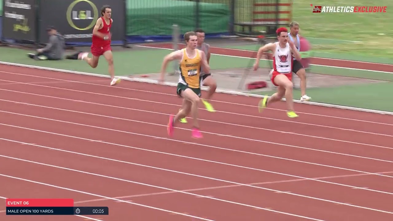Male Open 100 Yards: 2023 Doncaster Mile & Victorian 100-Yard Championships // aeTV