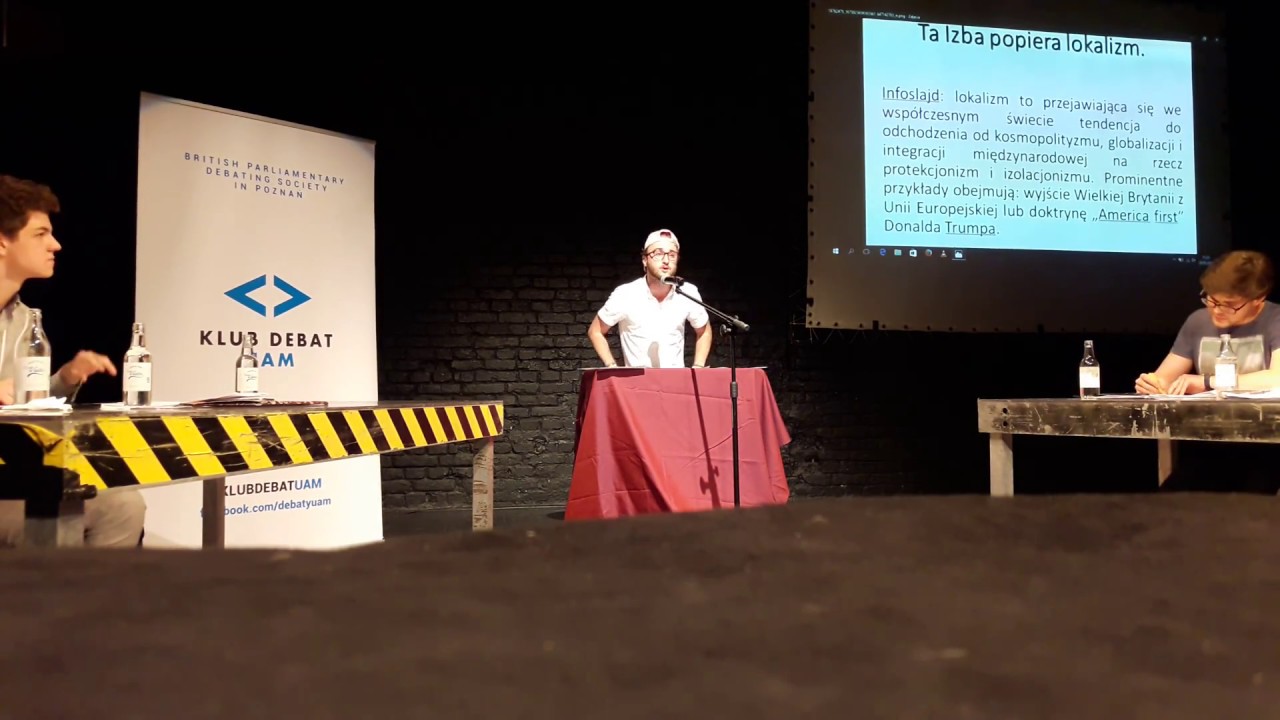 Finał Mistrzostw Polski Debat Parlamentarnych 2017 (Pierwsze stoły)