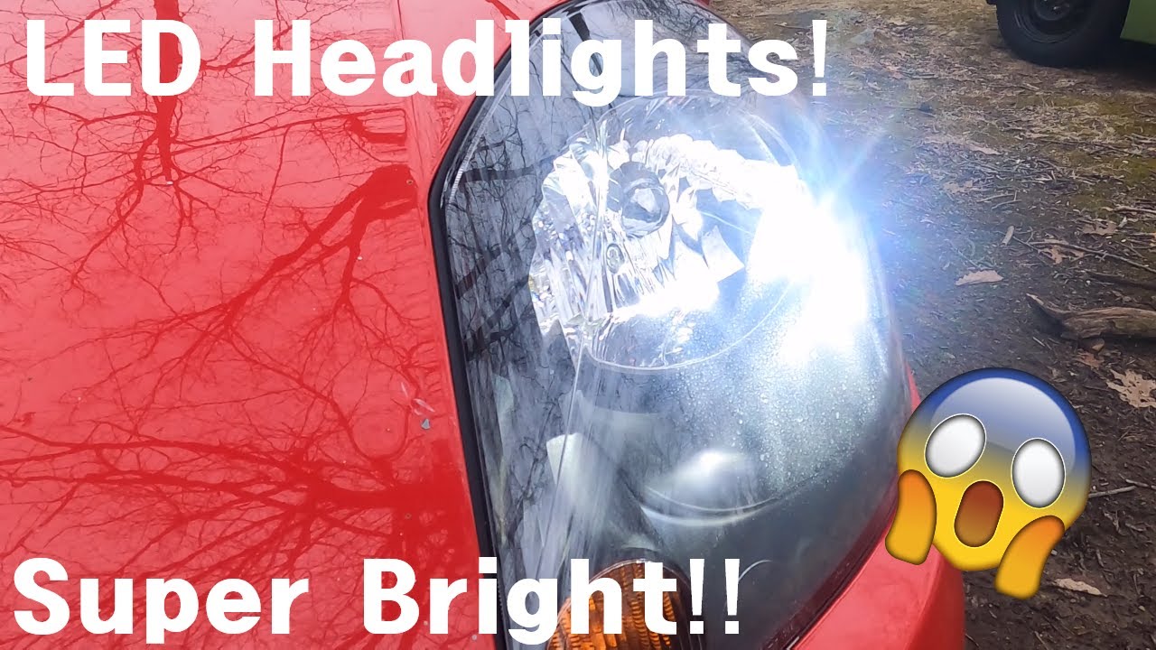 Installing LED Headlights on the MR2!! How to install headlights