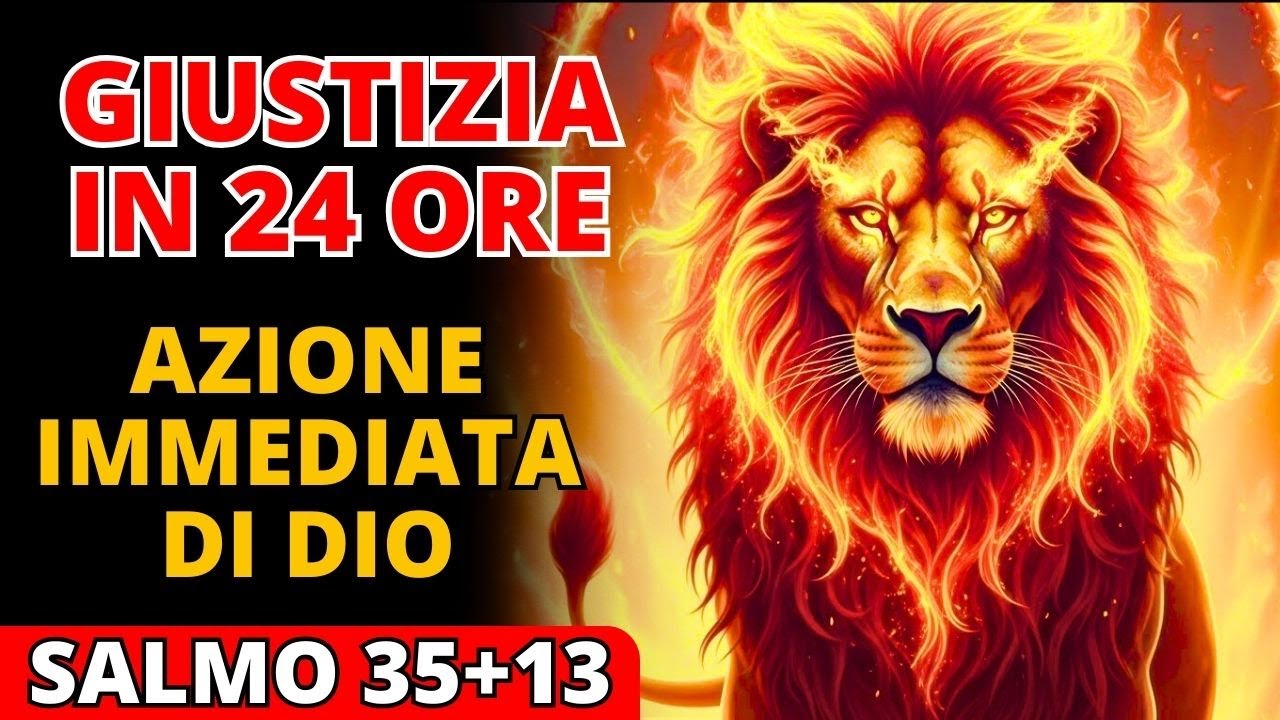 🔥 Salmo 35 + 13: In 24 Ore Dio SILENZIA i Tuoi Nemici e BRUCIA Ogni Stregoneria