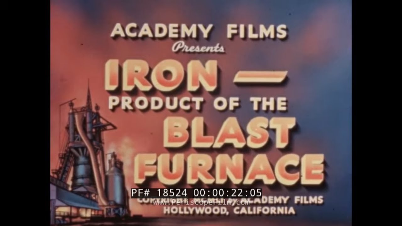 1951 CAST IRON / PIG IRON SMELTING DOCUMENTARY  