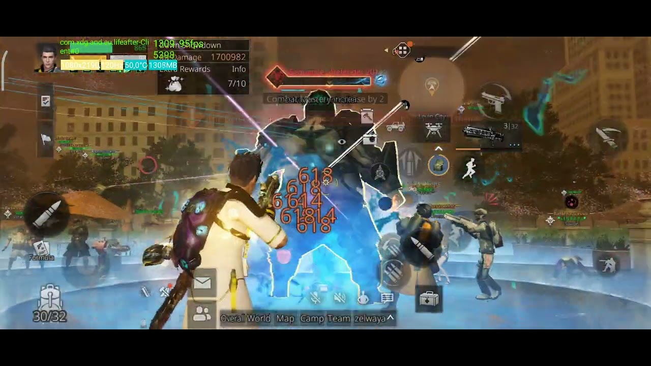 Levin At Dusk Final Battle 4 Bosses | Lifeafter | Levin City Pollen Defusion