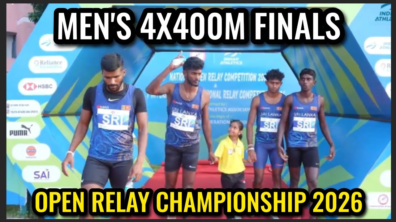 4x400m Men's Finals - Indian Open Relay Championship 2026 