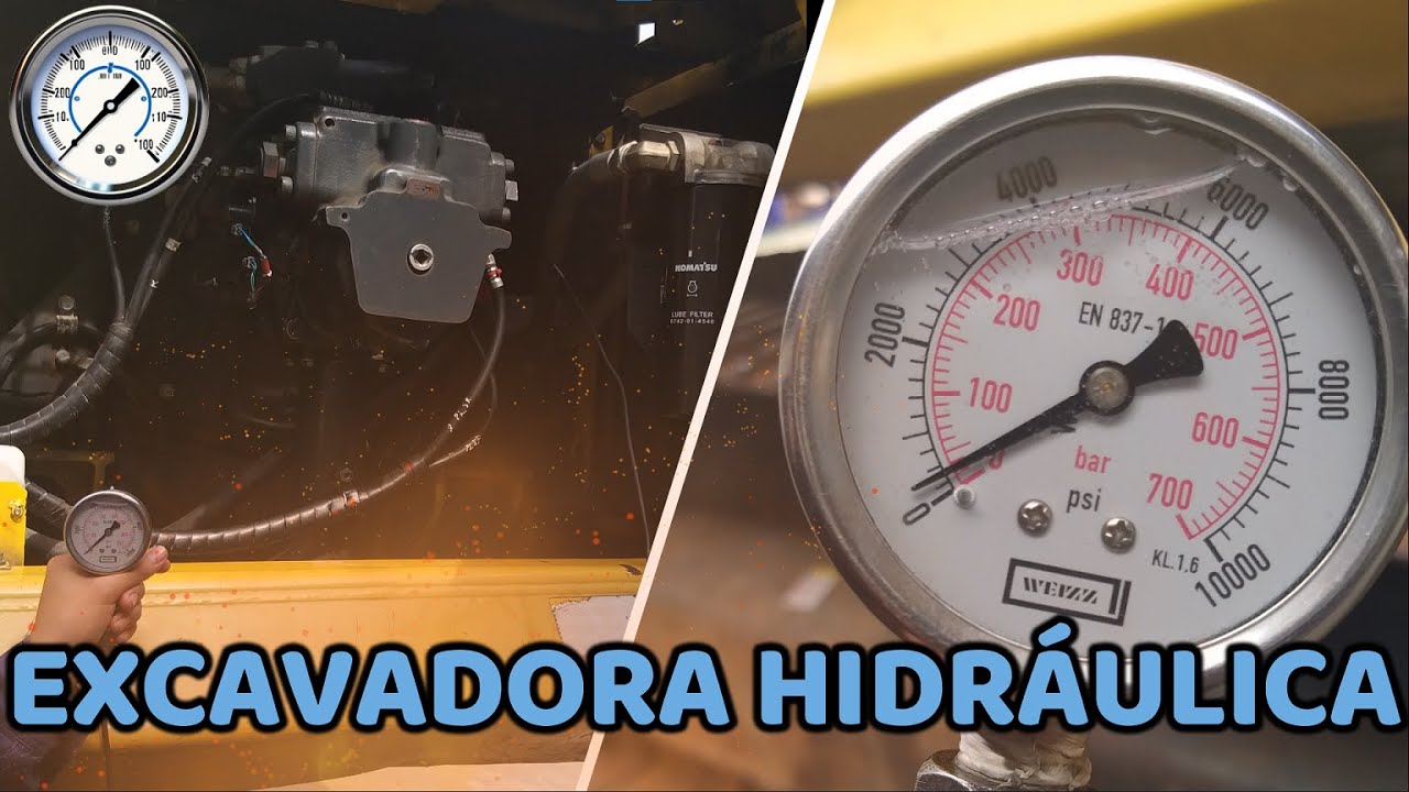 Pruebas Hidráulicas: Presión de alivio principal de 2 etapas | Excavadora PC350LC-8