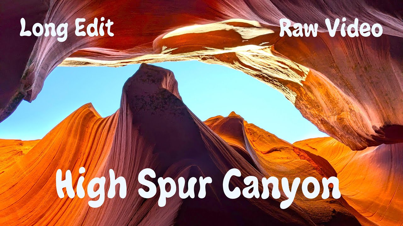 Canyoneering: High Spur Canyon (Long Edit Raw Video) - Utah