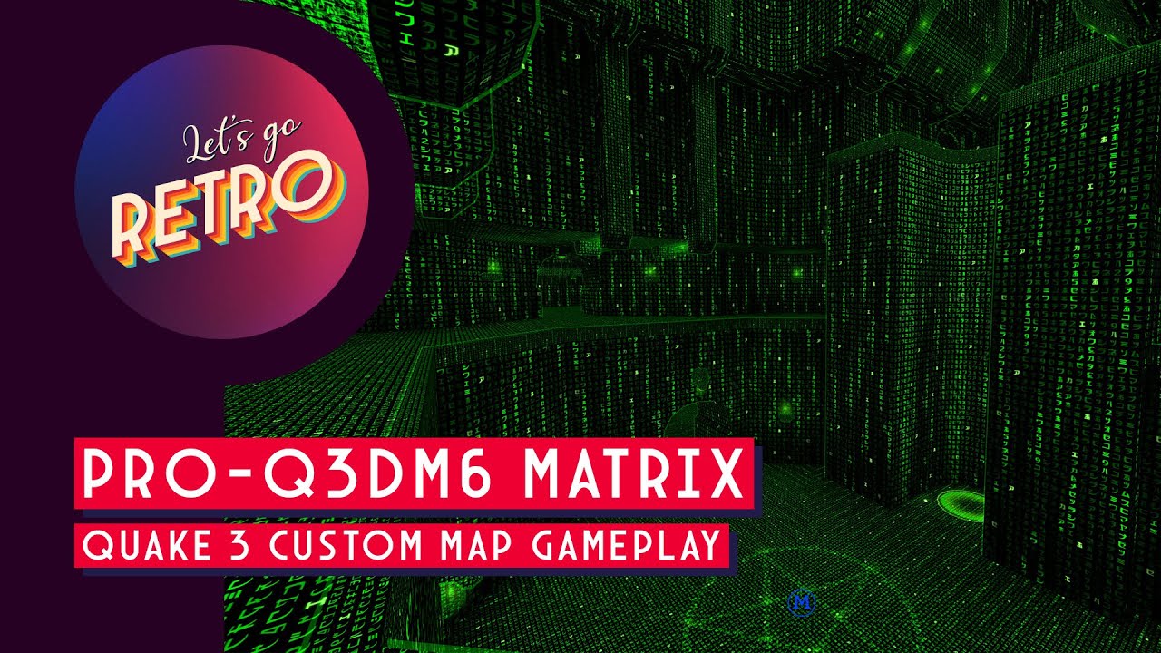 Pro-q3dm6 Matrix Edition - Quake 3 custom map FFA gameplay