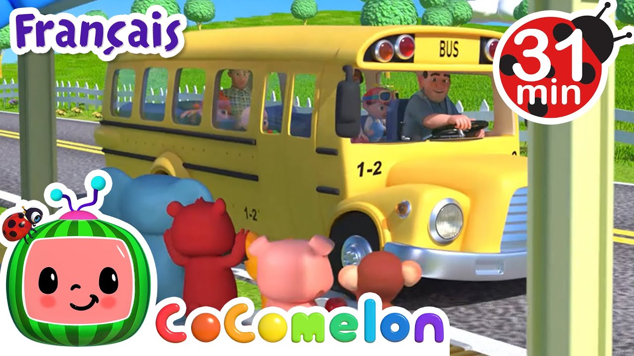 Les roues de l’autobus  | CoComelon en Français | Chansons pour bébés