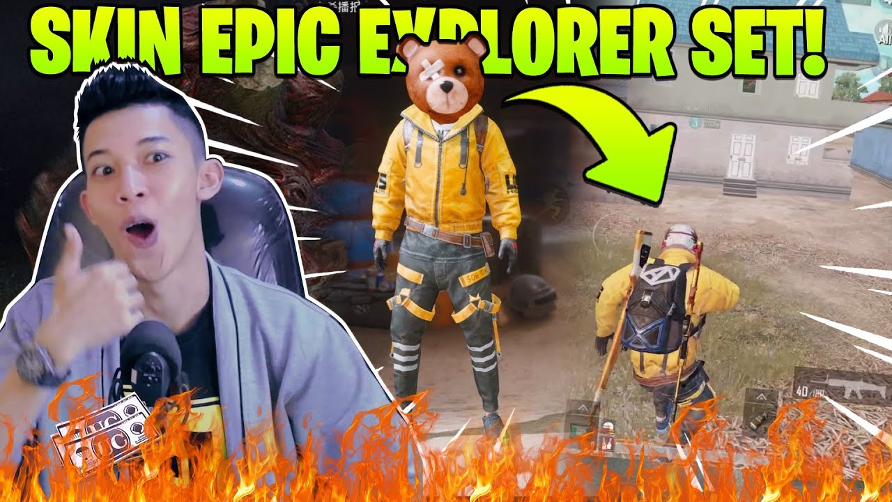 AUTO BELI! COBAIN SKIN EPIC EXPLORER SET - PUBG Mobile