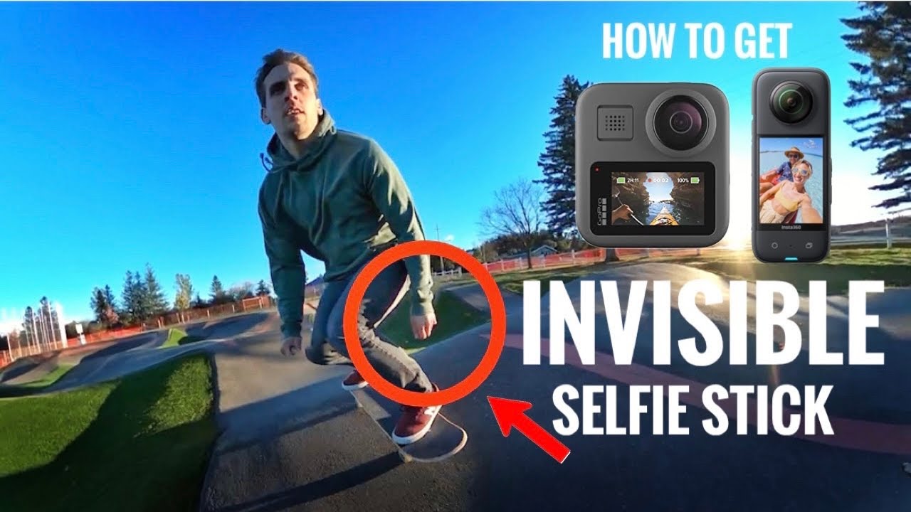 Как работает невидимая селфи-палка (Gopro Max и Insta360)