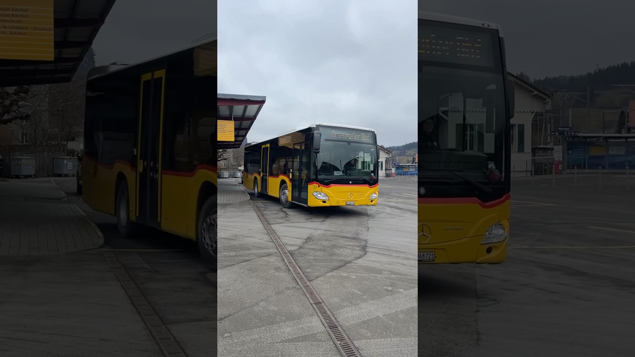 Bus Postauto in Meiringen 🇨🇭🚌