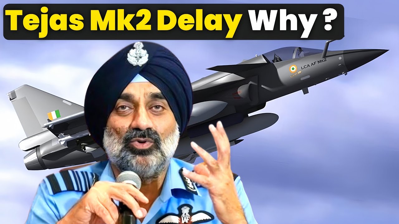 Tejas mk2 fighter jet new update | Tejas Mk2 first flight delay to 2027 | Defence news update 