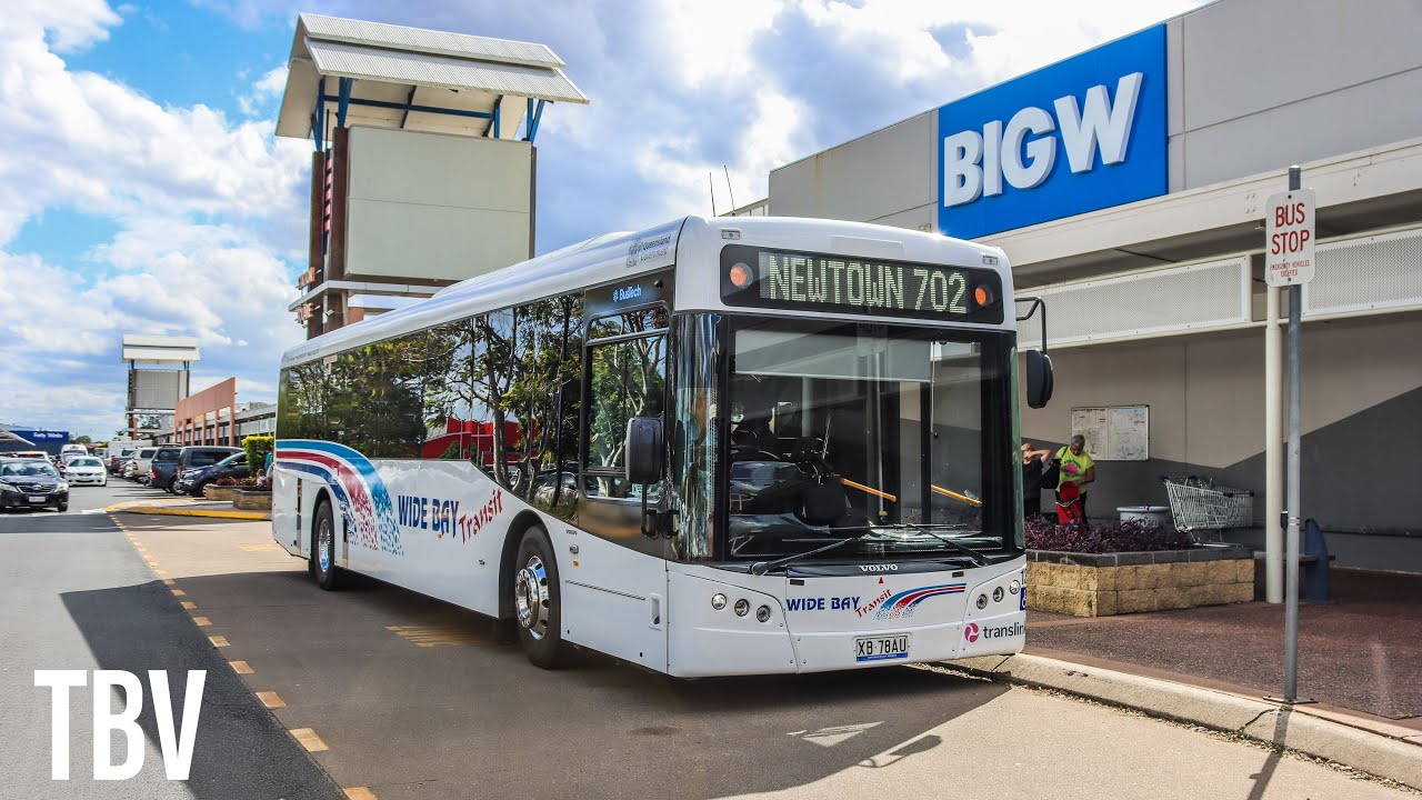 MHB, AU: 702 LP: Opposite Maryborough City Hall to Newtown Loop Service