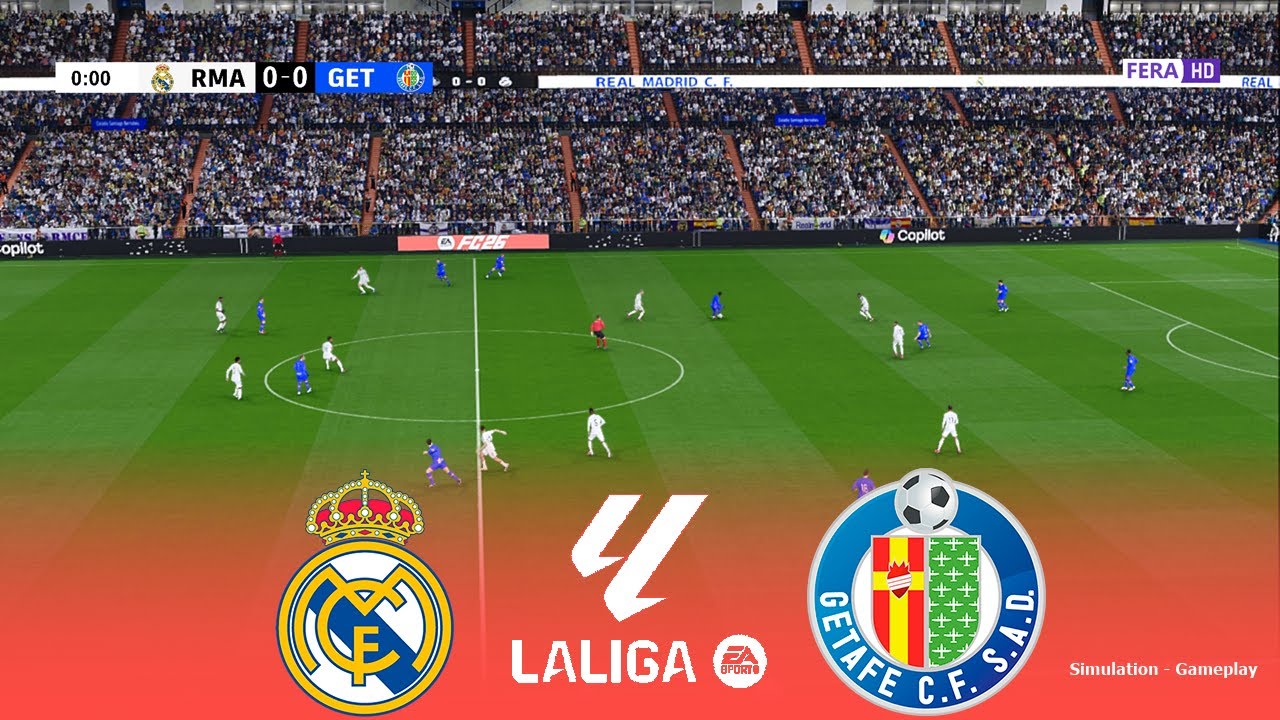 REAL MADRID vs GETAFE Live | La Liga 2026 | 02 March 2026 | Simulation PES 2021 Gameplay