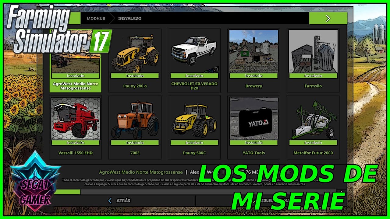 🧩Fs17 Muestro los mods de mi serie - Links en la descripción👇🏽👇🏽