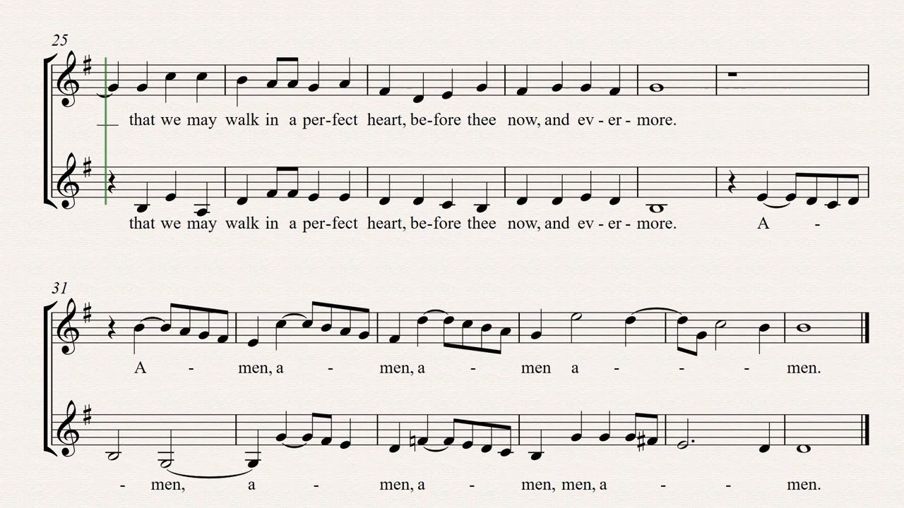 Lord for thy tender mercy's sake ALTO
