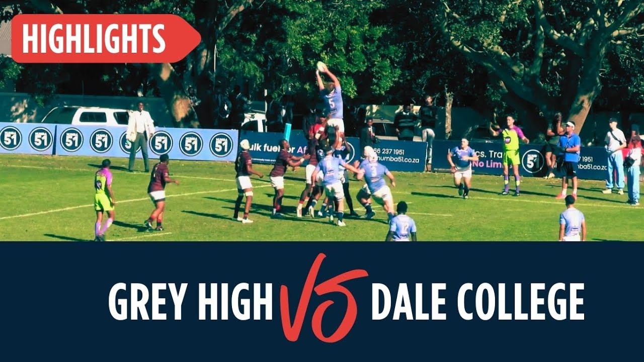 Rugby - Grey High School vs Dale College - 26 April 2025