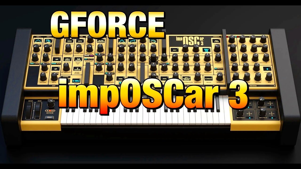 impOSCar 3 Synth from GForce - Non-Stop Factory Presets - No talking