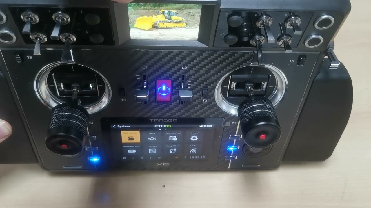 Tandem XE Menu Aufbau