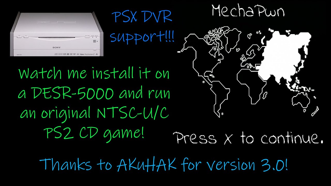MechaPwning a PSX DVR DESR-5000 - MechaPwn 3.0 Preview