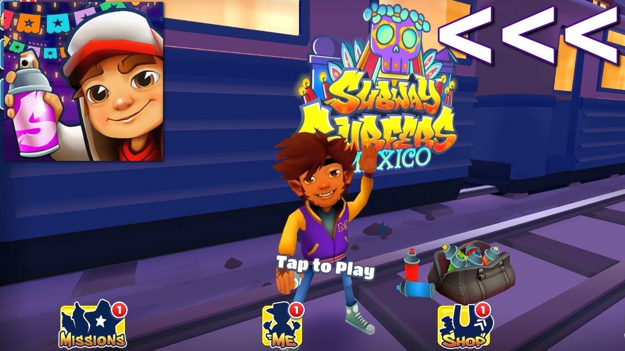 Subway Surfers - Slow Motion Reverse Gameplay HD Part 6 - Mexico Mike (Android iOS)