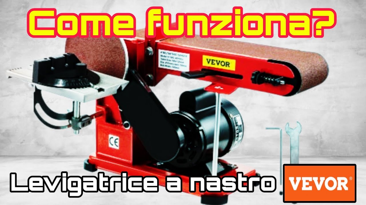 Vale la Pena? Test della Levigatrice a nastro e disco da banco VEVOR. Provata in garage!!!