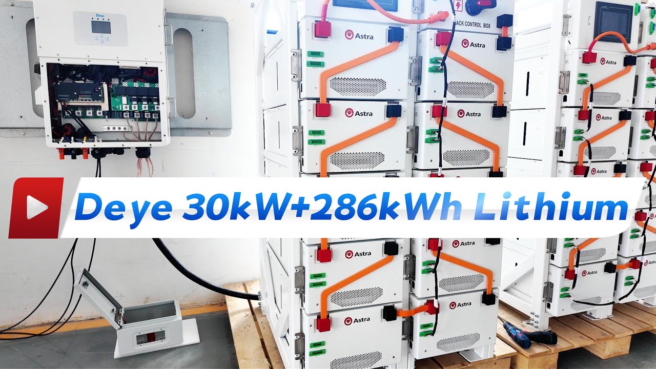 🔋286kWh/30kW Energy Storage System  Install Guide #energystorage #lithiumbattery #astraenergy