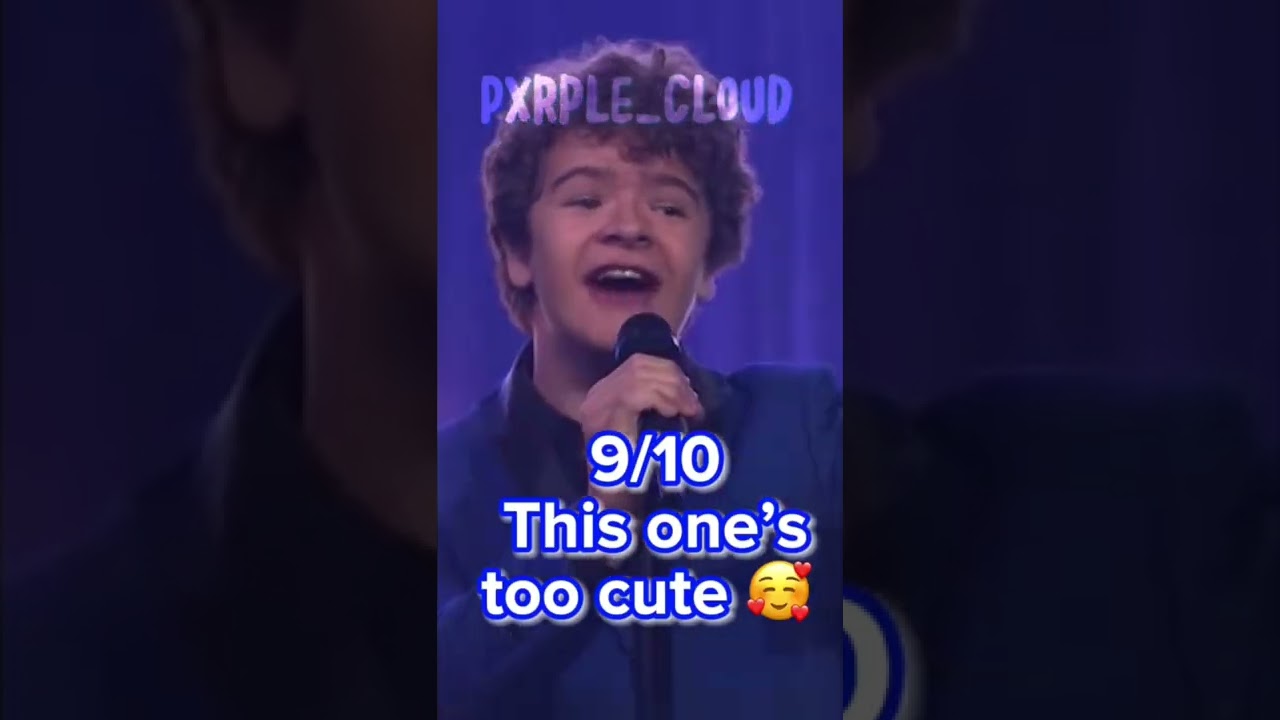 Rating Gaten&rsquo;s singing #shorts