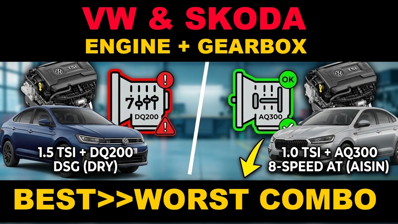 VW & Skoda Engine + Gearbox Reliability Ranking | Best to Worst !