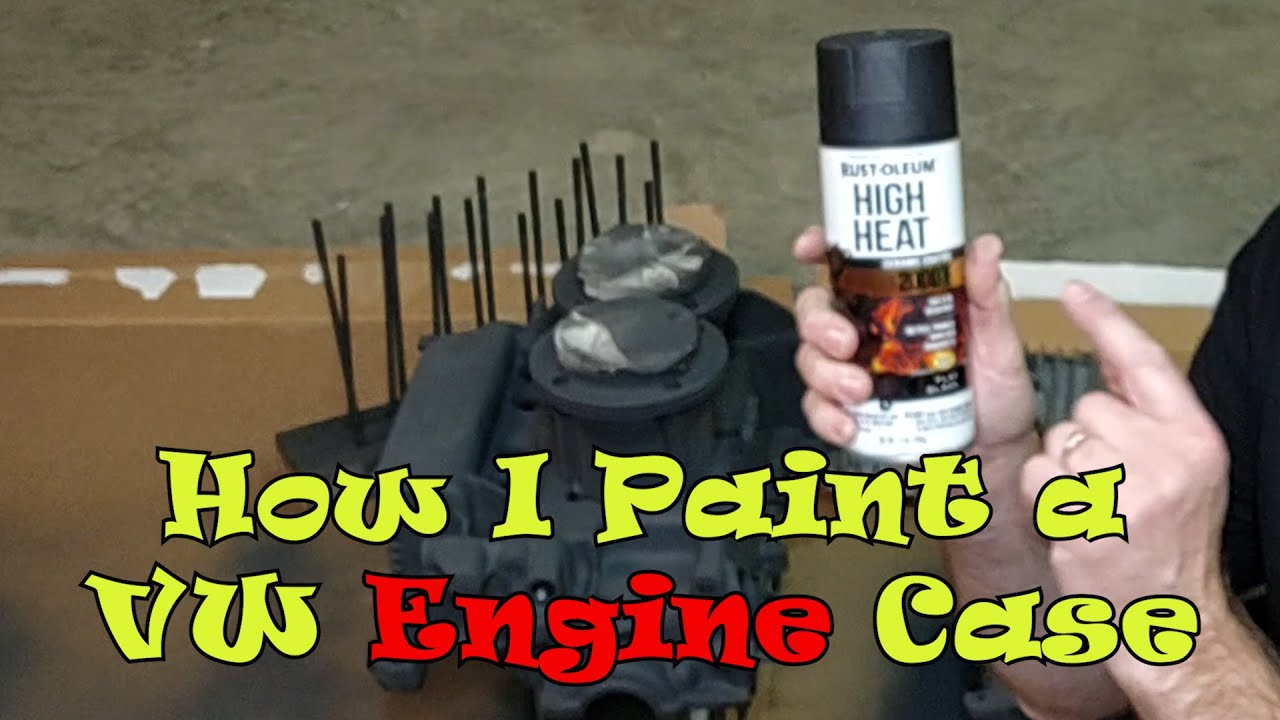 How I paint an Air-Cooled VW type 1 Engine case