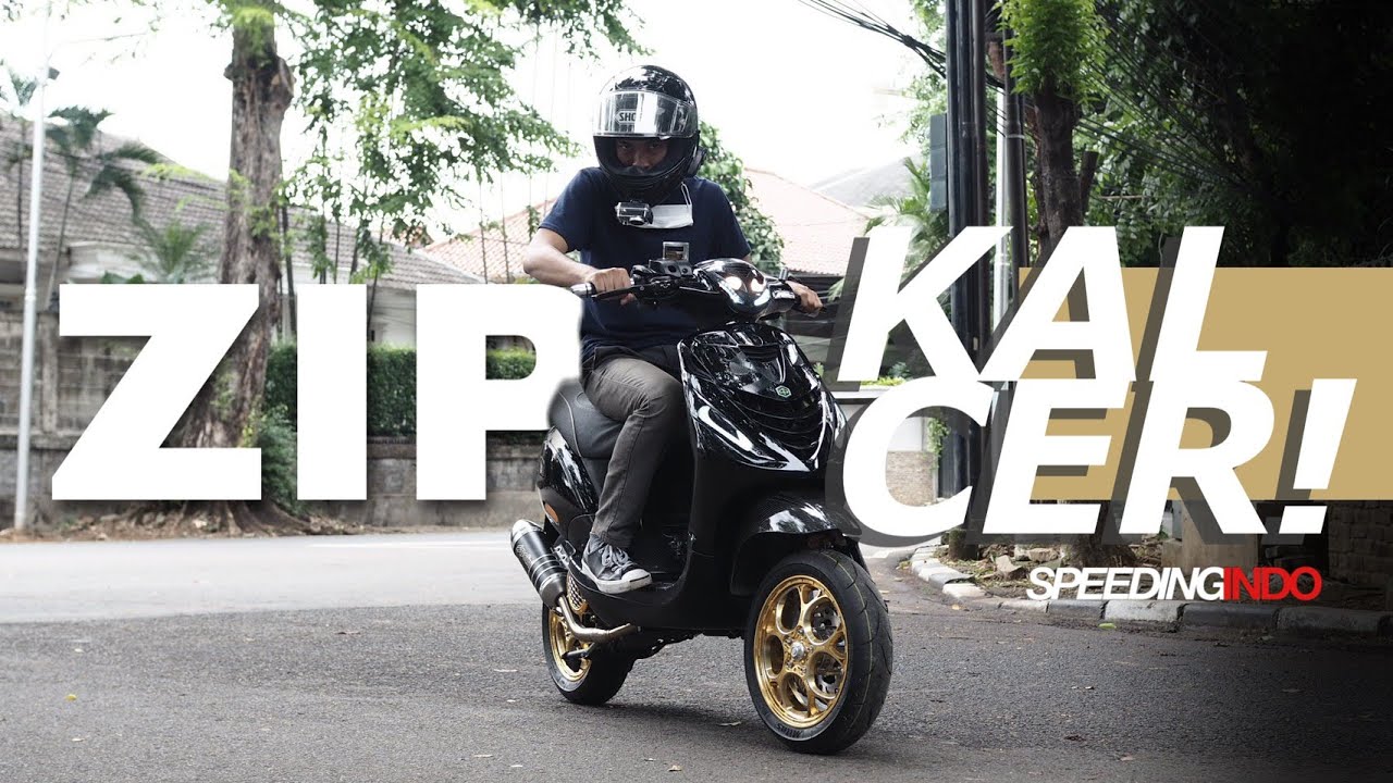 PIAGGIO ZIP TER-HEDON! Selera Bos SEDERHANA Hasil Istimewa. #speedingindo